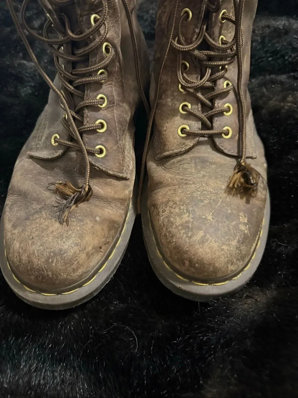 The Original Dr. Martens Air Wair Bouncing Soles 12 boots shoes Vintage